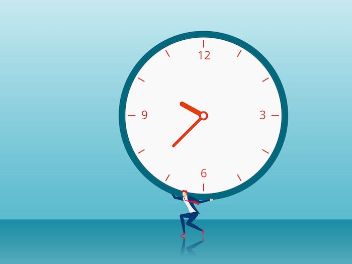 残業時間の上限は月45時間・年間360時間