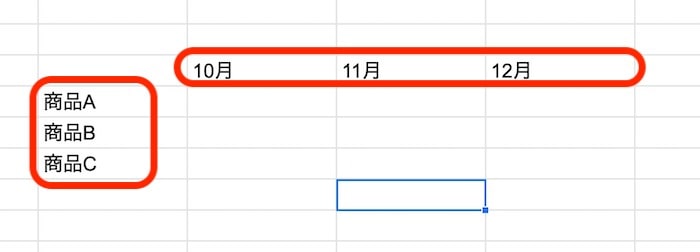 【基本操作2】表の作り方-1